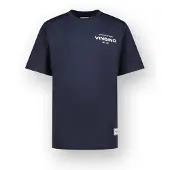 Vingino T-shirt Basic-Logo Junge Blau 152