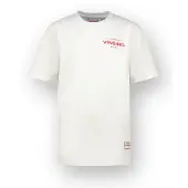 Vingino T-shirt Basic-Logo Junge Weiß 140