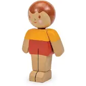 Tender Leaf Toys Tender Leaf Puppenhaus Junge - Caramel Familie Holzspielzeug Figur