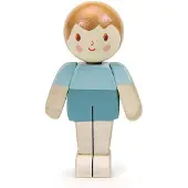 Tender Leaf Toys Tender Leaf Puppenhaus Junge Elfenbein - Holzspielzeug Familie