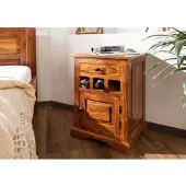 MASSIVMOEBEL24.DE Nachttisch Akazie 46x40x65 honig lackiert OXFORD #268