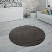 TT Home Hochflor Teppich Schlafzimmer Kunstfell Flauschig Kaninchenfell Imitat