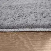 TT Home Hochflor Teppich Schlafzimmer Kunstfell Flauschig Kaninchenfell Imitat
