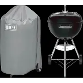 Weber Original Kettle 47 cm Schwarz + Abdeckung 47 cm