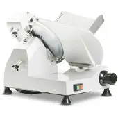 GASFRIT – Elektrische Aufschnittmaschine grau, Aluminium/Edelstahl, 300 mm Scheibe, 250 W