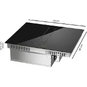Cecotec Bolero Squad Ih 4200 Fullflex 60 Cm Induktionskochfeld Mit Dunstabzugshaube