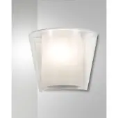 FABAS LUCE Viki Wandleuchte aus Metall & Glas, E27 40W, elegantes Design für den Innenbereich, IP20, 28,5x14,5x23,5 cm, Schutzklasse 1, Wandlampe modern