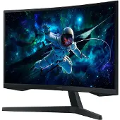 Samsung Odyssey G55C Curved Gaming Monitor, 27 Zoll WQHD 165Hz