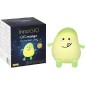 INNOGIO GIOmango Nachtlicht für Kinder, Mangoförmig, Berührungssteuerung, Handyhalterung, 11x12x11 cm