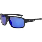 Gog Sonnenbrille E2901P polarisiert UV-400 Kat. 3 Grün/Mattschwarz Blau verspiegelt