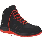 ELTEN ESD-Sicherheitsschuh Maddox Black-Red Mid, 39, schwarz/rot 769561-39