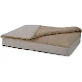 Sleezzze 120 x 80 x 11 cm Gelflocken Hundematte Größe XL mit abnehmbarer Decke