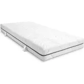 Sleezzze 7 Zonen Viskoelastik-Matratze Sleezzz Smart 90 x 190 cm, Höhe 18 cm, Härtegrad H3 mit Air Memoryschaum