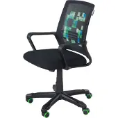 Roba Gamingstuhl 'Minecraft' - Stufenlos höhenverstellbar mit Wippmechanik