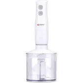 Alpina Stabmixer-Set - Stabmixer mit Zerkleinerer, Pürierstab und Schneebesen - Elektrischer Mixer und Pürierstab 400W - Weiß