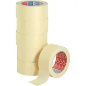 TESA tesakrepp 4329 Papierabdeckband-Set 50 m × 50 mm hellbeige leicht gekreppt 6 Stk