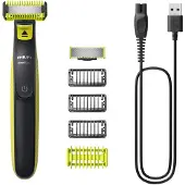 Philips OneBlade Norelco OneBlade QP2824/10, Folienschaber, Grau, Limette, Akku, 45 min, 8 h, 0,5 W