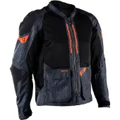 Leatt Jacket ADV FlowTour 4.5 Short V26 grau-schwarz-orange 2XL