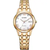 Citizen FE1243-83A Eco Drive Uhr Damenuhr Edelstahl Datum Rose