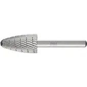 PFERD TOOLS HSS Frässtift Baumform H Ø 16x30mm Schaft-Ø 6 mm Z 3 universal mittel fein Spanbrecher