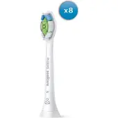 Philips W2 Optimal White HX6068/12 Standard-Bürstenköpfe für Schallzahnbürste, 8 Stück(e), Weiß, 2er-Serie zum Plaque-Schutz 2er-Serie zur Plaque-Bekämpfung 3er-Serie für gesundes Zahnfleisch...