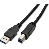 Captiva Kabel USB Kabel A-Stecker B-Stecker schwarz 3m USB-A auf USB-B