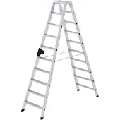 Munk Stehleiter mit ergo-pad beidseitig begehbar 2x10 Stufen