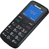 Panasonic KX-TU110, Balken, Dual-SIM, 4,5 cm (1.77"), 128 x 160 Pixel, Bluetooth, Schwarz