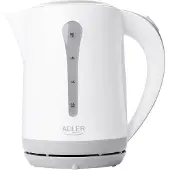 Adler AD 1244, 2,5 l, 2200 W, Weiß, Kunststoff, Wasserstandsanzeige