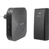 Eura FUNK-TÜRKLINGEL " WDP-83H2 "JAZZ" BATTERIELOS SCHWARZ