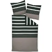 Janine Mako-Satin Bettwäsche J.D. 8468-07 155x220 cm + 80x80 cm