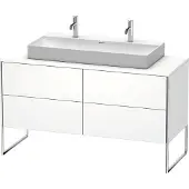 Duravit Waschtischunterschrank XSquare 140x54,8x77,8cm, 4 La, steh., we matt