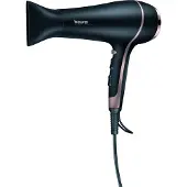 Beurer Haartrockner "HC 30 hochwertig verchromter Föhn mit extra starker Leistung" 2.200 W 1 Aufsätze Fixierung des Stylings dank Kaltluftstufe