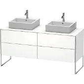 Duravit Waschtischunterschrank XSquare 160x54,8x77,8cm, 4 Ausz., steh., we matt