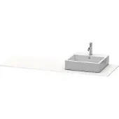 Duravit Konsole XSquare 160x55x1,6cm, m 1 AS, Beck. re, we matt