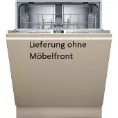 NEFF N 30, Voll integriert, Standardgröße (60 cm), Silber, Weiß, Tasten, Kabellos, LED