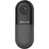 Tellur Smart WiFi Video DoorBell 1080P, PIR, Wired black