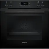 Siemens Elektro-Herd-Set "PQ212KAAB", Energieeffizienz: A+, schwarz (deep schwarz inox), Herdsets, Gleichmäßige 3D-Heißluft & große Zweikreis-Kochzone, Elektro-Herd-Set