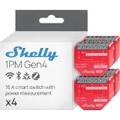 Shelly 1PM Gen4 - WLAN Smart Relais Schalter, Strommessung, Stromzähler, 1 Kanal
