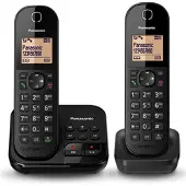 Panasonic KX-TGC422FRW, DECT-Telefon, Kabelloses Mobilteil, Freisprecheinrichtung, 120 Eintragungen, Anrufer-Identifikation, Weiß