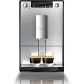 Melitta Caffeo Solo, Espressomaschine, 1,2 l, Kaffeebohnen, Eingebautes Mahlwerk, 1400 W, Silber