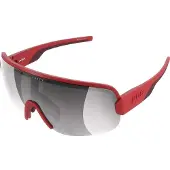 POC Sonnenbrille Aim Unisex Prismane Red/Clarity Road/Sunny Silver