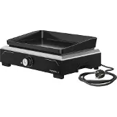 Campingaz Plancha Electric 1 XD, Schwarz, Rechteckig, Drehregler, 1350 cm², 450 x 300 mm, Eisenguss