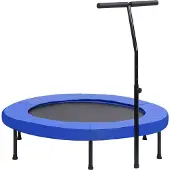 vidaXL Fitness Trampolin mit Griff und Sicherheitspolster 122 cm