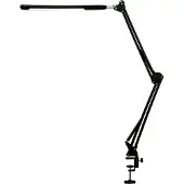 INF LED Schreibtischleuchte mit verstellbarem Schwenkarm Schwarz