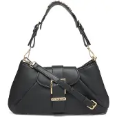 Mario Valentino Nero Polyurethan Damenhandtasche