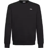 FILA Schwarzes Bio-Baumwoll-Herren-Sweatshirt