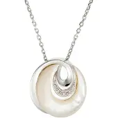 Orphelia Damen-Kette aus 925er Sterlingsilber mit Anhänger – Silber ZH-4613