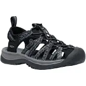 Keen Whisper Damen Sandalen Schwarz/Grau, Farbe:black/steel grey, Größe:37 (US 6.5)