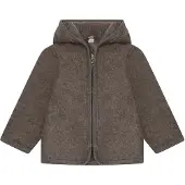 Huttelihut Wollfilz-Jacke Merinowolle, Brown Melange, 68